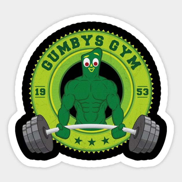 Gumby's Gym Sticker by Woah_Jonny